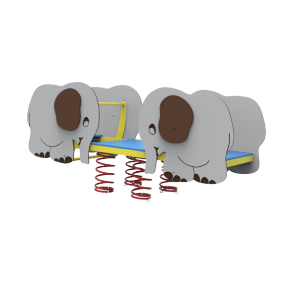lephant-Themed Double Spring Rocker for Social Play BJK 001