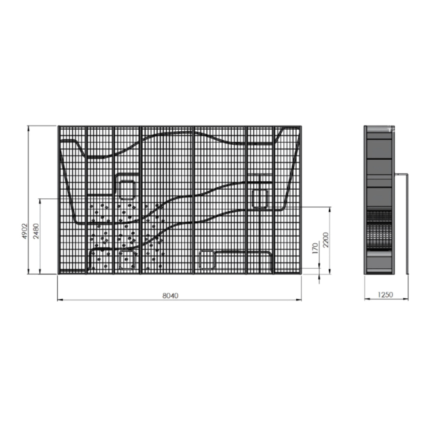 Modern Vertical Playground Structure VP005A - Image 3